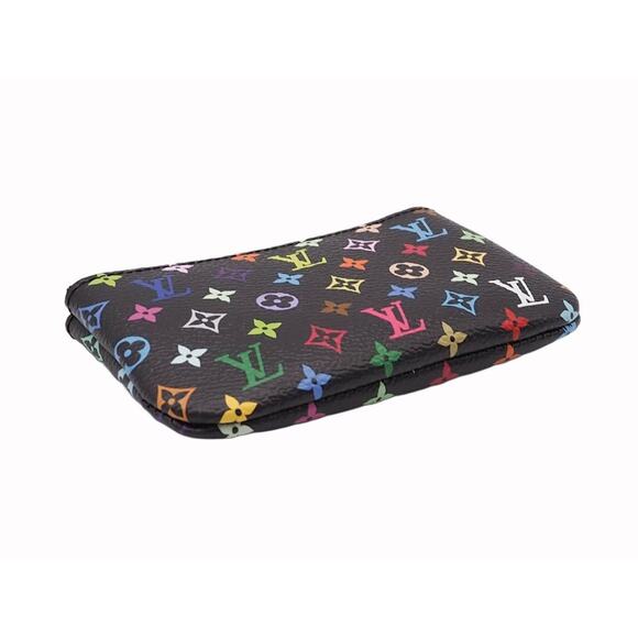 Louis Vuitton Murakami Key Pouch LV X TM Multicolor Black Cles Keychain 2025 - Picture 4 of 10